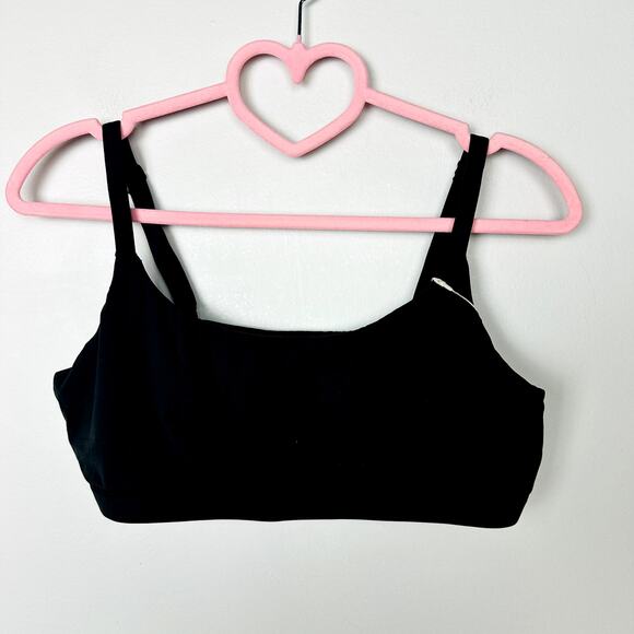 Skims NWT Onyx Seamless Non-Wired Bralette Bra XL - Picture 1 of 4
